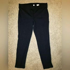 Black pull-on pants